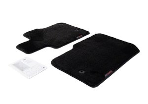 Ford Bronco Floor Mats - Ford Racing - Carpeted 60oz - Black - `21-`25 Ford Bronco Floor Mats - Ford Racing - Carpeted 60oz - Black - `21-`25